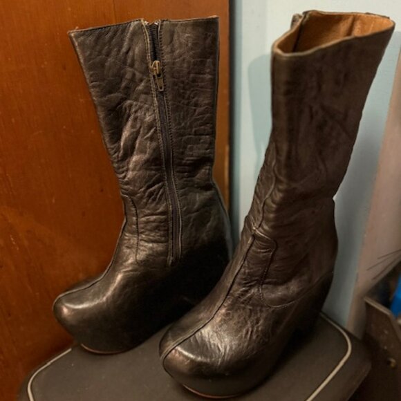 Gee Wa Wa Fatales THE CLAW - Clog Platform Boots – Vintage early mid aughts - Picture 13 of 16